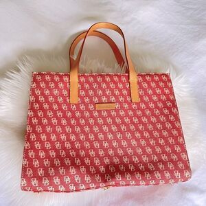 Dooney and Bourke all over logo Tote purse